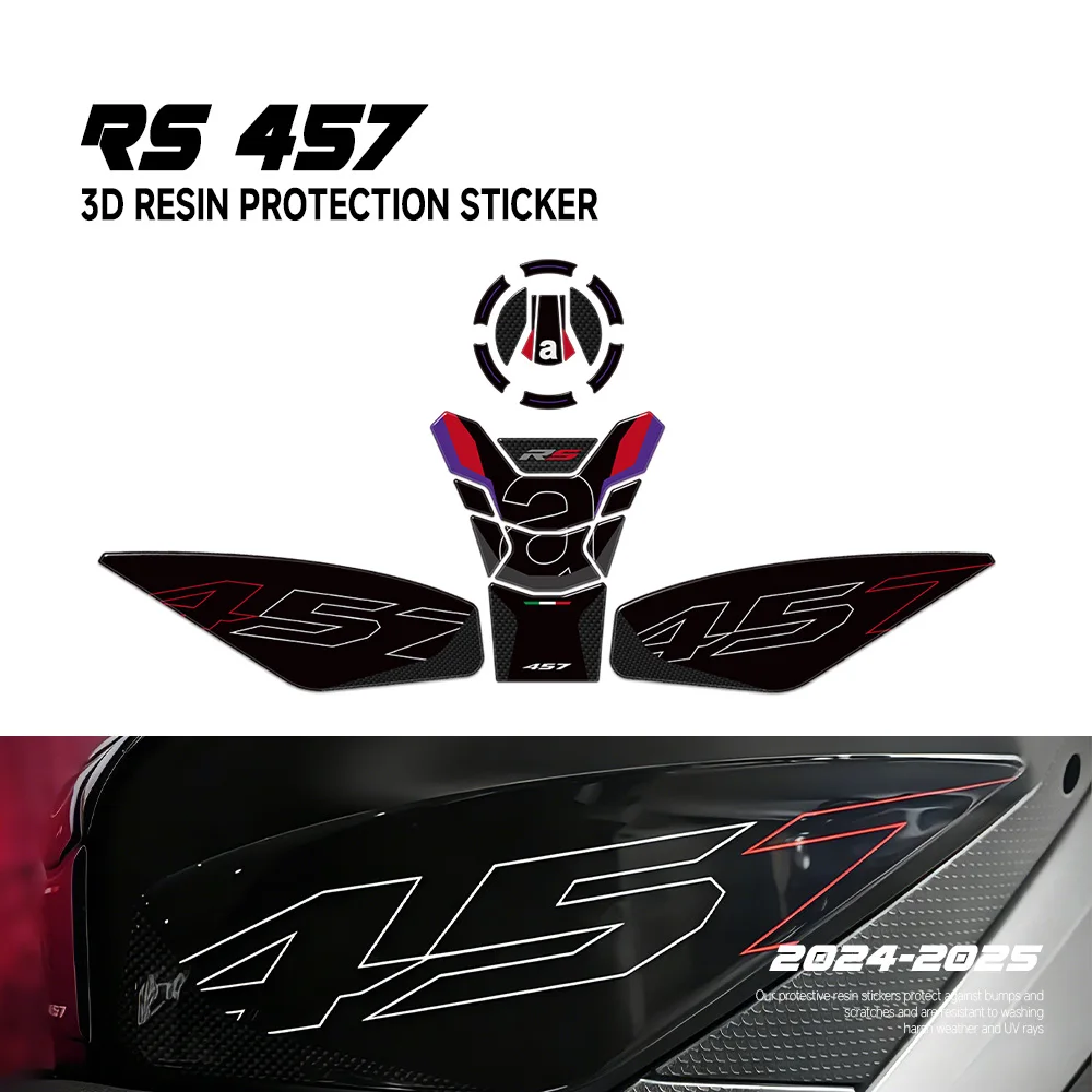 Motorcycle Accessories Tank Pad 3D Resin Decal Kit For Aprilia RS 457 RS457 2024 2025
Motorcycle Accessories Tank Pad 3D Resin Decal Kit For Aprilia RS 457 RS457 2024 2025