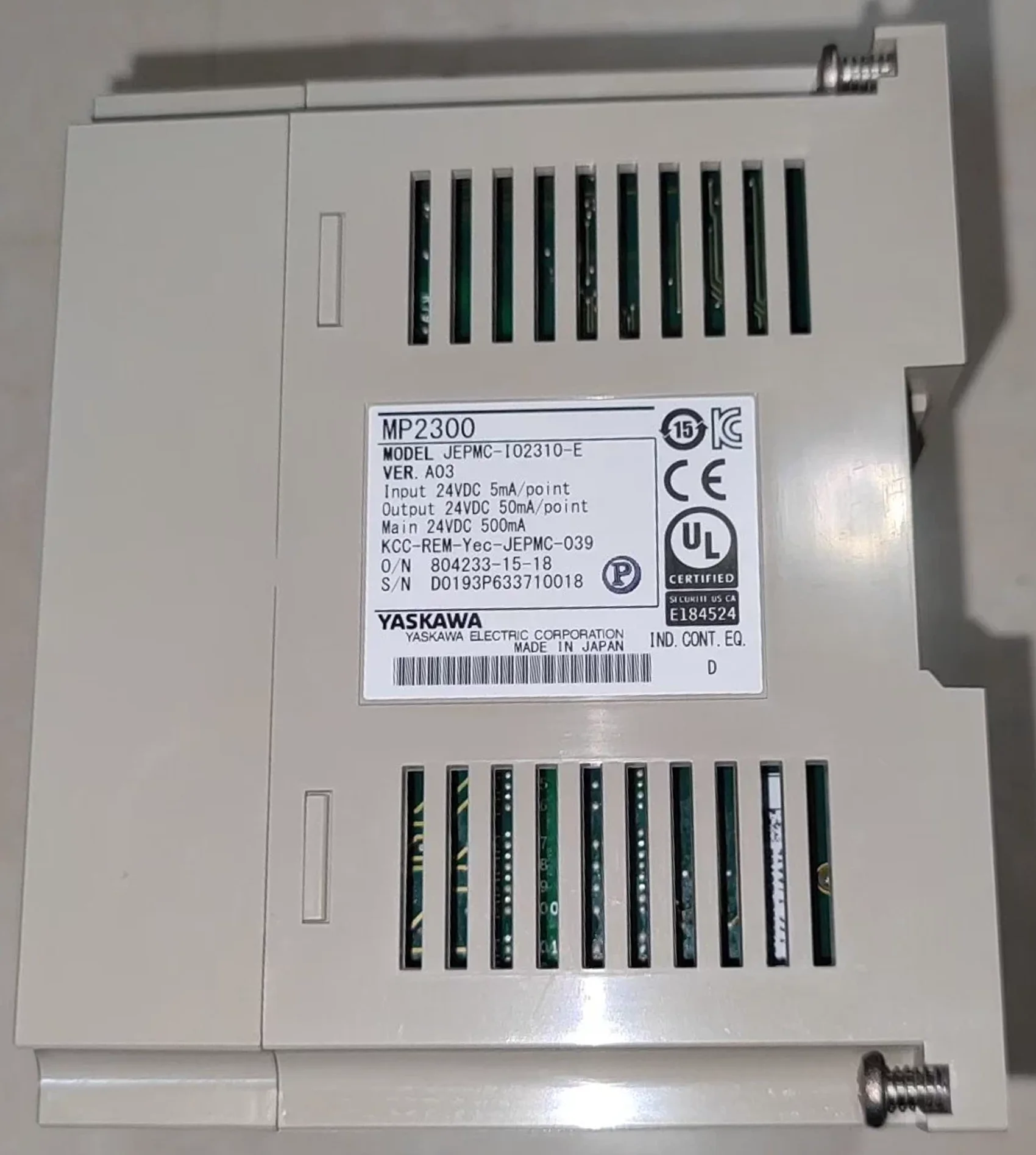 Совершенно новый контроллер сервопривода JEPMC-I02310-E, оригинальный, быстрая доставка
Совершенно новый контроллер сервопривода JEPMC-I02310-E, оригинальный, быстрая доставка