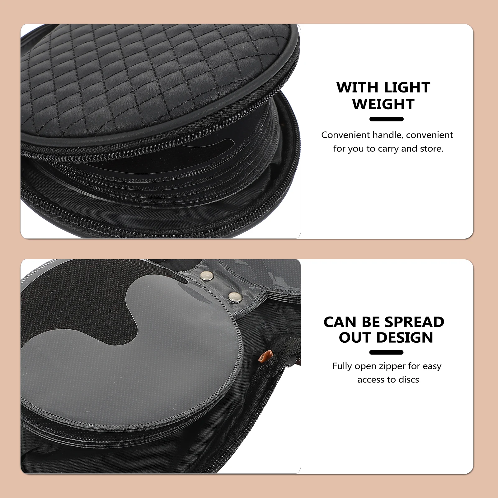 1pc CD Bag Storage Case for Car Home Movie Disc Embroidered Plaid PU Lightweight Handle Organizing Manager Protective
1pc CD Bag Storage Case for Car Home Movie Disc Embroidered Plaid PU Lightweight Handle Organizing Manager Protective