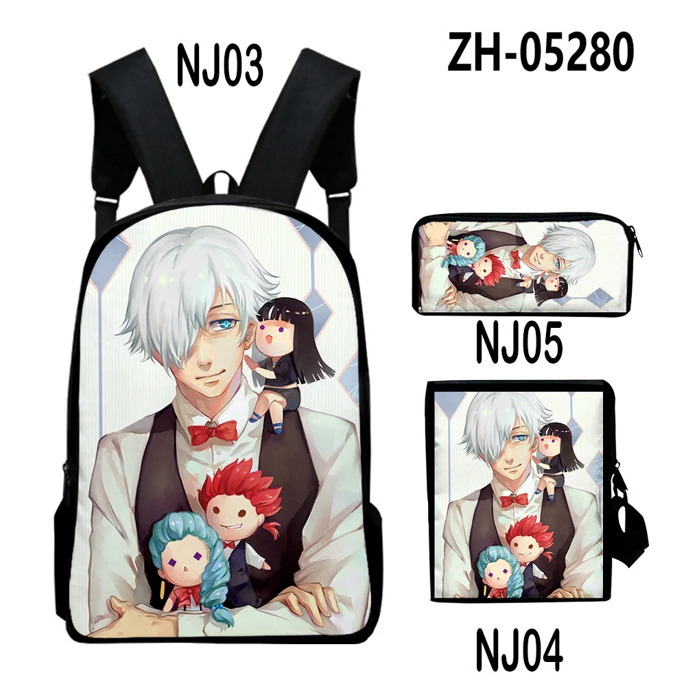 Harajuku Youthful Peculiar Death Parade 3D Print 3pcs/Set Student Travel bags Laptop Daypack Backpack Shoulder Bag Pencil Case
Harajuku Youthful Peculiar Death Parade 3D Print 3pcs/Set Student Travel bags Laptop Daypack Backpack Shoulder Bag Pencil Case