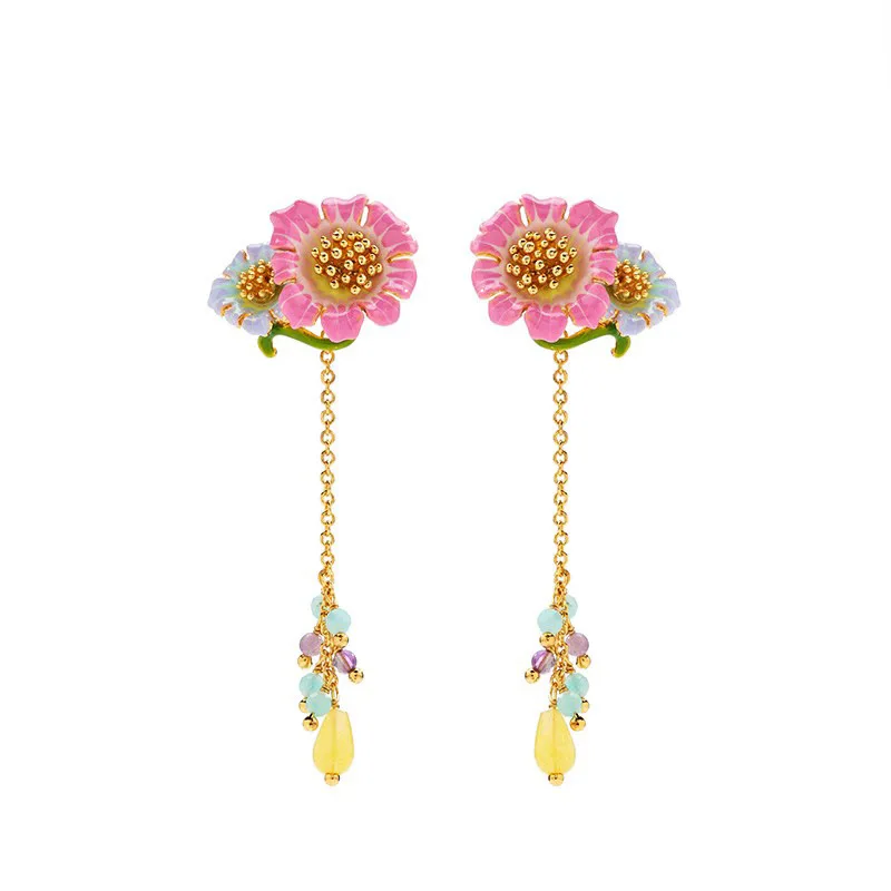 GXGlint Daisy Enamel Stud Earrings with 925 Silver Needle Two Ways to Wear Elegant Earrings for Women Yellow Flower Earrings
GXGlint Daisy Enamel Stud Earrings with 925 Silver Needle Two Ways to Wear Elegant Earrings for Women Yellow Flower Earrings