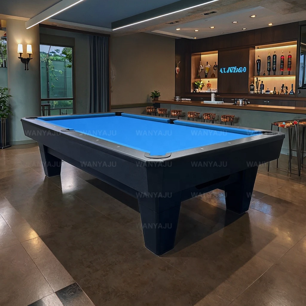 Hotselling Modern Style Nine Balls 9ft Commercial Black Slate for Billiard Table 7ft 8pool Pool Table Billiard Indoor for Bar
Hotselling Modern Style Nine Balls 9ft Commercial Black Slate for Billiard Table 7ft 8pool Pool Table Billiard Indoor for Bar