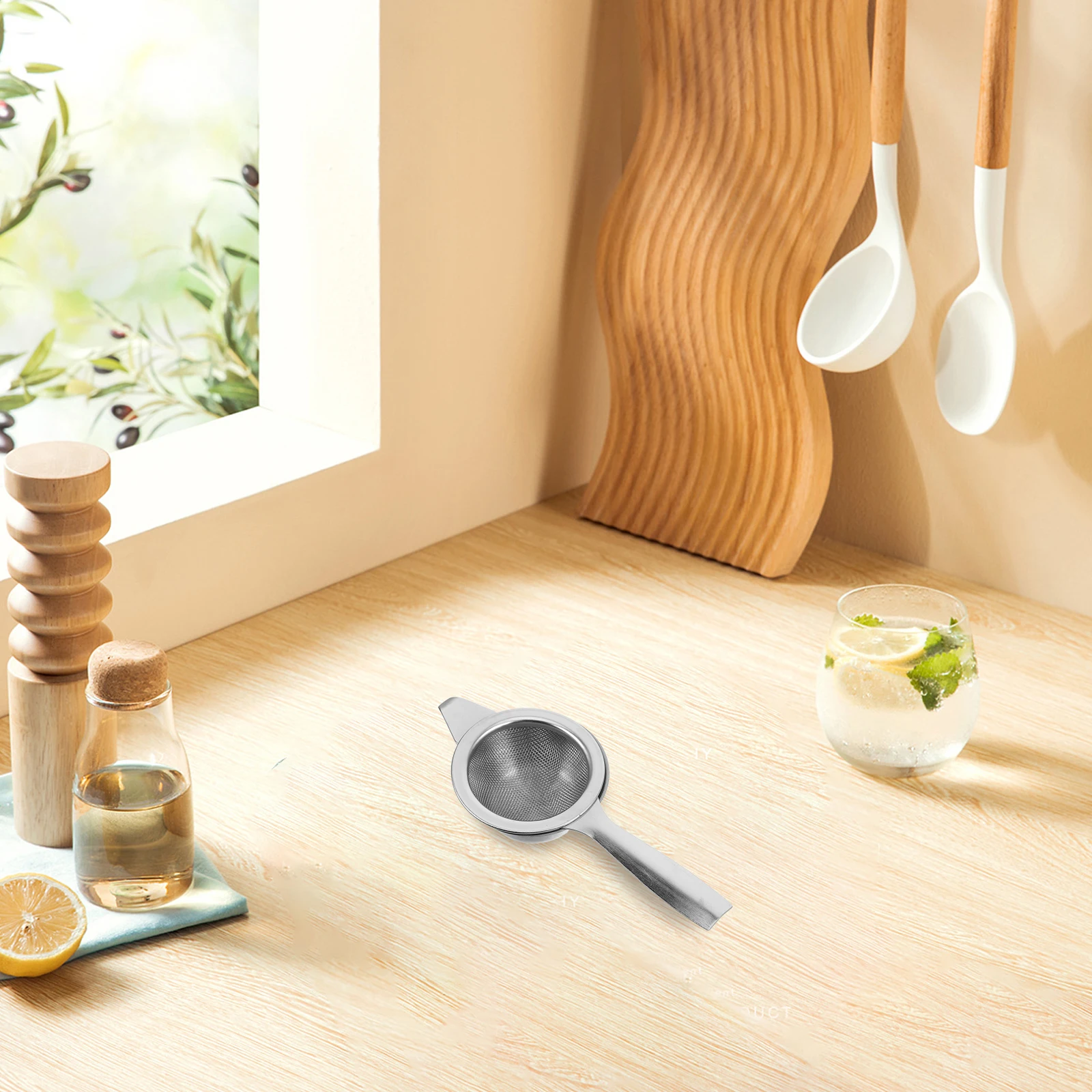 Tea Strainer Stainless Steel Fine Mesh Long Handle Drip Tray Mini Kitchen Sifter Loose Leaf Infuser Cocktail Bar Tool
Tea Strainer Stainless Steel Fine Mesh Long Handle Drip Tray Mini Kitchen Sifter Loose Leaf Infuser Cocktail Bar Tool
