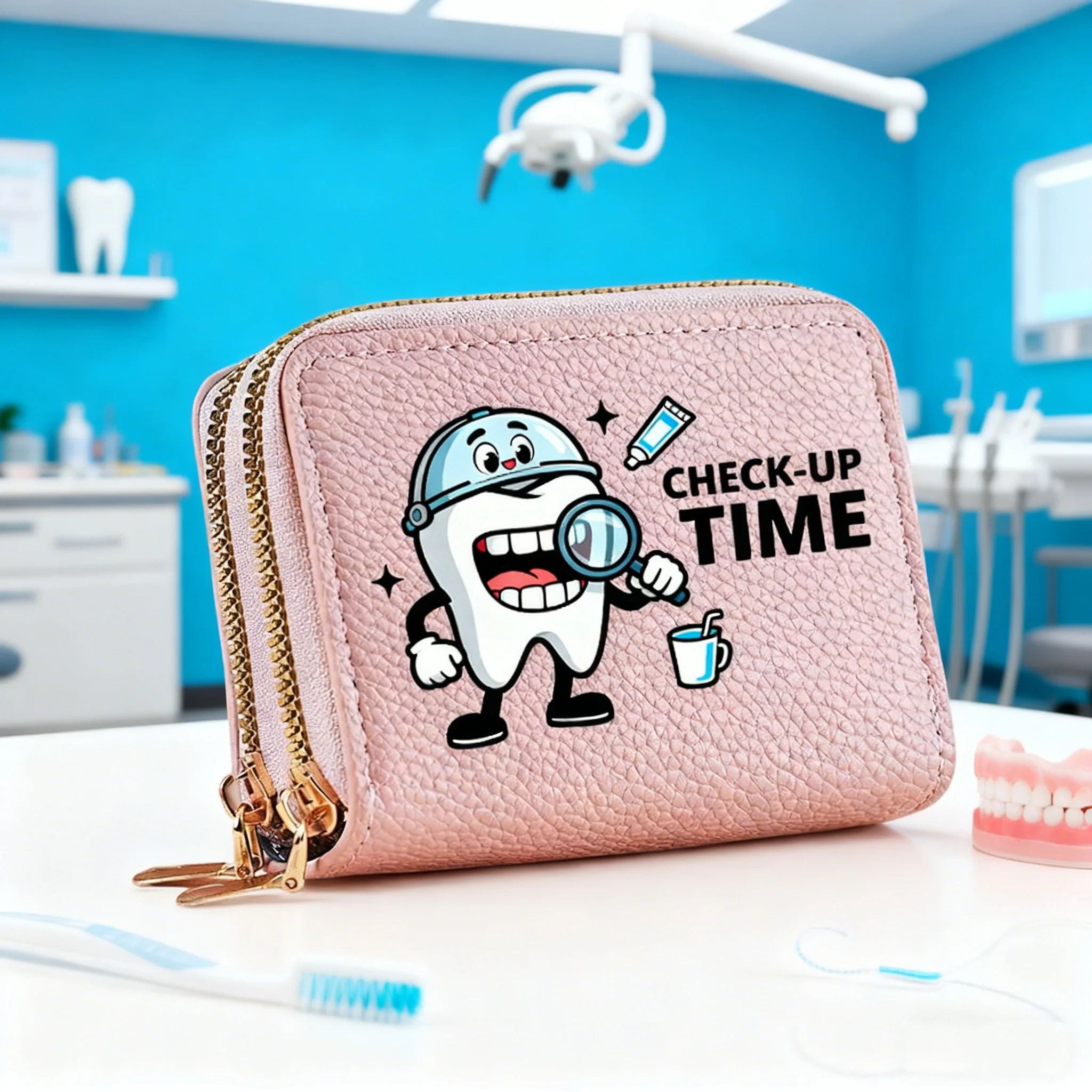 1 шт., медицинский кошелек для монет с рисунком зуба, двойная молния для хранения, упаковка для нескольких карт, подарочный кошелек-клатч
1 шт., медицинский кошелек для монет с рисунком зуба, двойная молния для хранения, упаковка для нескольких карт, подарочный кошелек-клатч