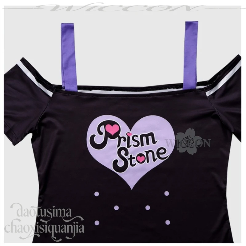 Y2K Jirai Kei Dance Outfit Takamine Mion Black Purple Goth Lolita Cake Dress with Wig Pretty Rhythm Mion Cosplay
Y2K Jirai Kei Dance Outfit Takamine Mion Black Purple Goth Lolita Cake Dress with Wig Pretty Rhythm Mion Cosplay