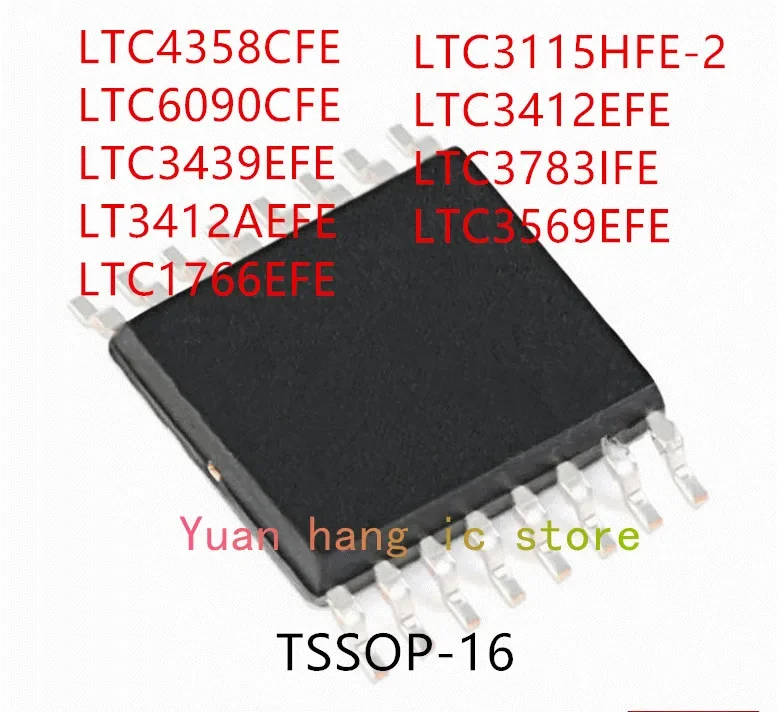 10 шт. LTC4358CFE LTC6090CFE LTC3439EFE LTC3412AEFE LTC1766EFE LTC3115HFE-2 LTC3412EFE LTC3783IFE LTC3569EFE IC
10 шт. LTC4358CFE LTC6090CFE LTC3439EFE LTC3412AEFE LTC1766EFE LTC3115HFE-2 LTC3412EFE LTC3783IFE LTC3569EFE IC