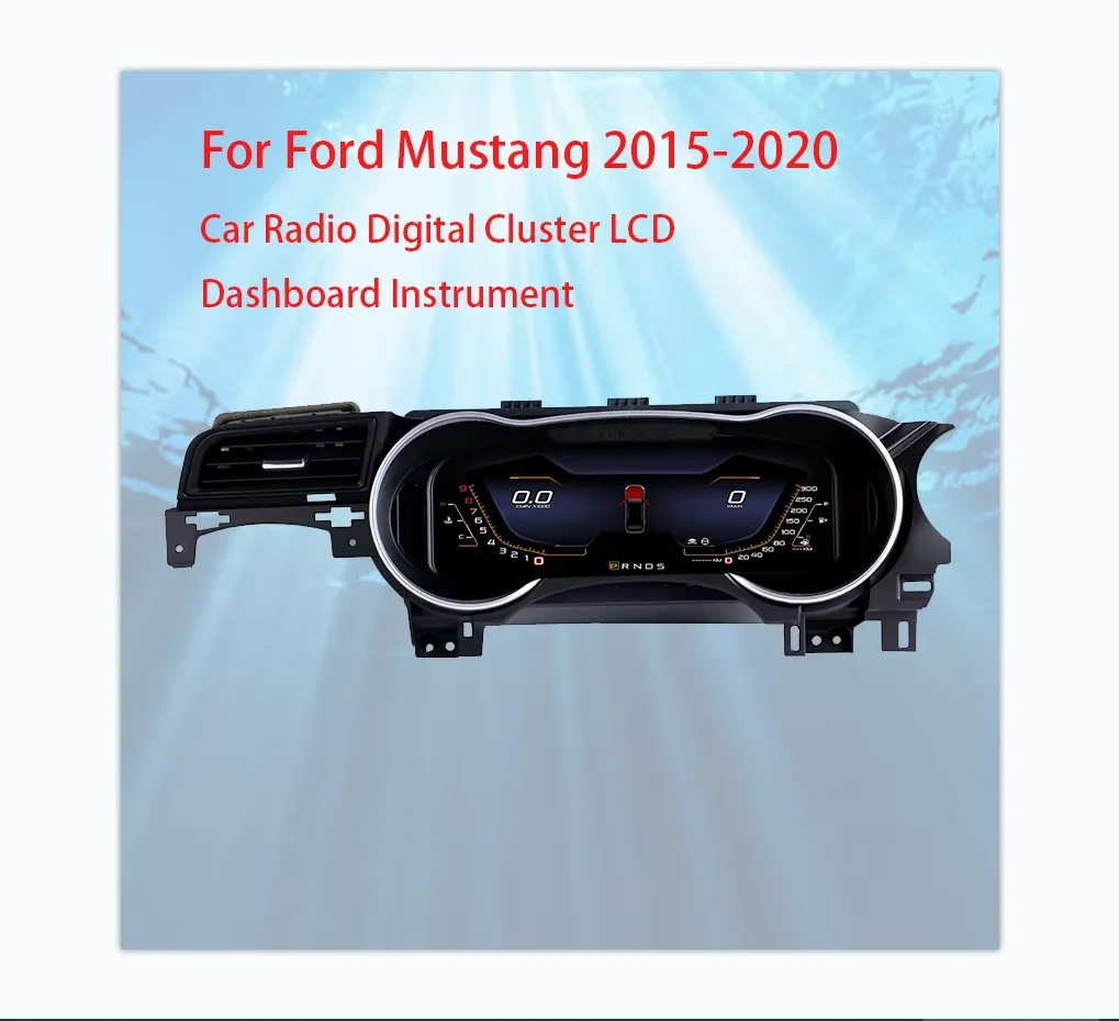 Для Ford Mustang 2015-2023 Android автомобильный радиоприемник цифровой кластер ЖК-дисплей приборная панель прибор виртуальная панель кабины спидометр головное устройство
Для Ford Mustang 2015-2023 Android автомобильный радиоприемник цифровой кластер ЖК-дисплей приборная панель прибор виртуальная панель кабины спидометр головное устройство