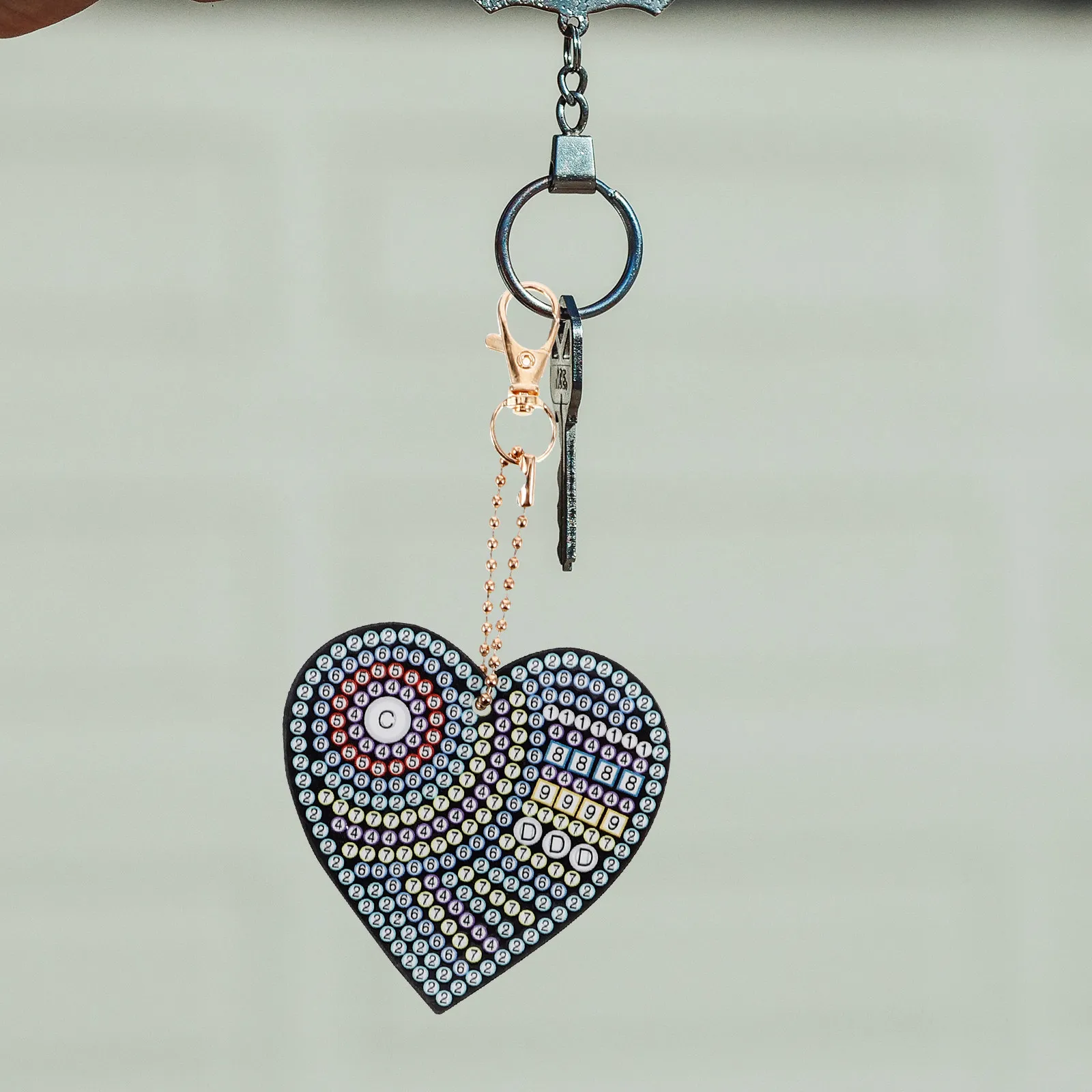 5Pcs Diamond Keychain Beads Painting Pendant Full Drill Resin Sequins Dazzling Luster 3D No Fade Art Craft for Bag Backpack Car
5Pcs Diamond Keychain Beads Painting Pendant Full Drill Resin Sequins Dazzling Luster 3D No Fade Art Craft for Bag Backpack Car