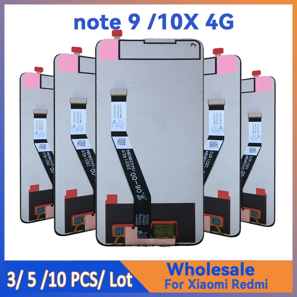 Wholesale 3/5/10 pieces Lot For Xiaomi Redmi Note 9 LCD Screen With Touch Mount For Redmi 10X 4G Replacement Display
Wholesale 3/5/10 pieces Lot For Xiaomi Redmi Note 9 LCD Screen With Touch Mount For Redmi 10X 4G Replacement Display