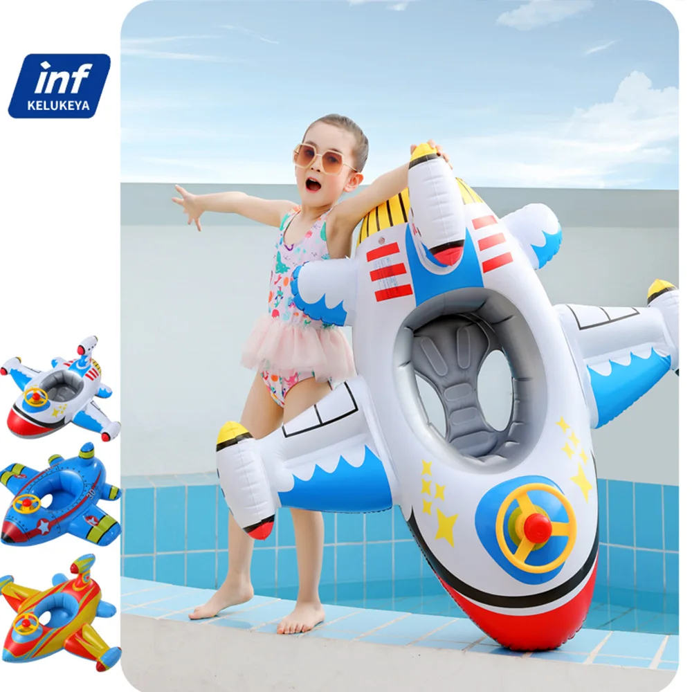 Fashion Cute Airplane Kids Swimming Ring Inflatable Baby Seat Float Thickened Safe Summer Pool Beach Water Entertainment
Fashion Cute Airplane Kids Swimming Ring Inflatable Baby Seat Float Thickened Safe Summer Pool Beach Water Entertainment