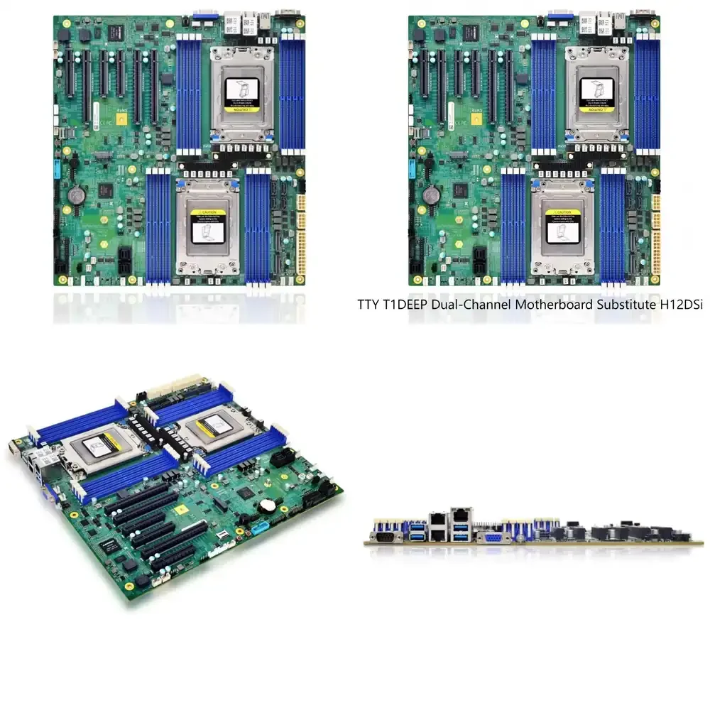 Original New TTY T1DEEP Dual Channel Server Motherboard for H12DSi 7002 7003 7702 7742 7K62 7C13 7R32 Server Mainboard for
Original New TTY T1DEEP Dual Channel Server Motherboard for H12DSi 7002 7003 7702 7742 7K62 7C13 7R32 Server Mainboard for