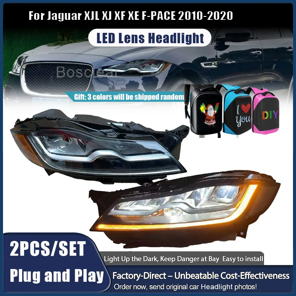 Car Lights for Jaguar XJL LED Headlights 2010-2020 XJ XF XE F-PACE Head Lamps Assembly DRL Dynamic Signal Lens Auto Accessories
Car Lights for Jaguar XJL LED Headlights 2010-2020 XJ XF XE F-PACE Head Lamps Assembly DRL Dynamic Signal Lens Auto Accessories