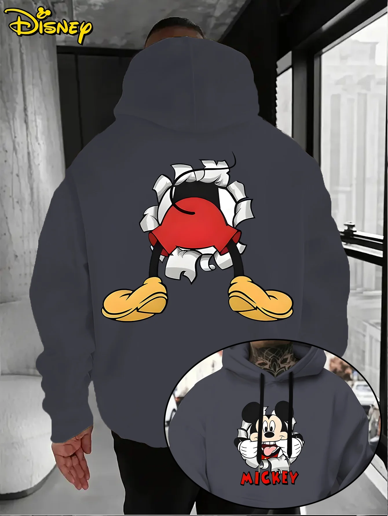 Мужские толстовки с Микки Маусом Disney, модная уличная одежда большого размера, толстовки унисекс, осенне-зимние флисовые повседневные универсальные
Мужские толстовки с Микки Маусом Disney, модная уличная одежда большого размера, толстовки унисекс, осенне-зимние флисовые повседневные универсальные