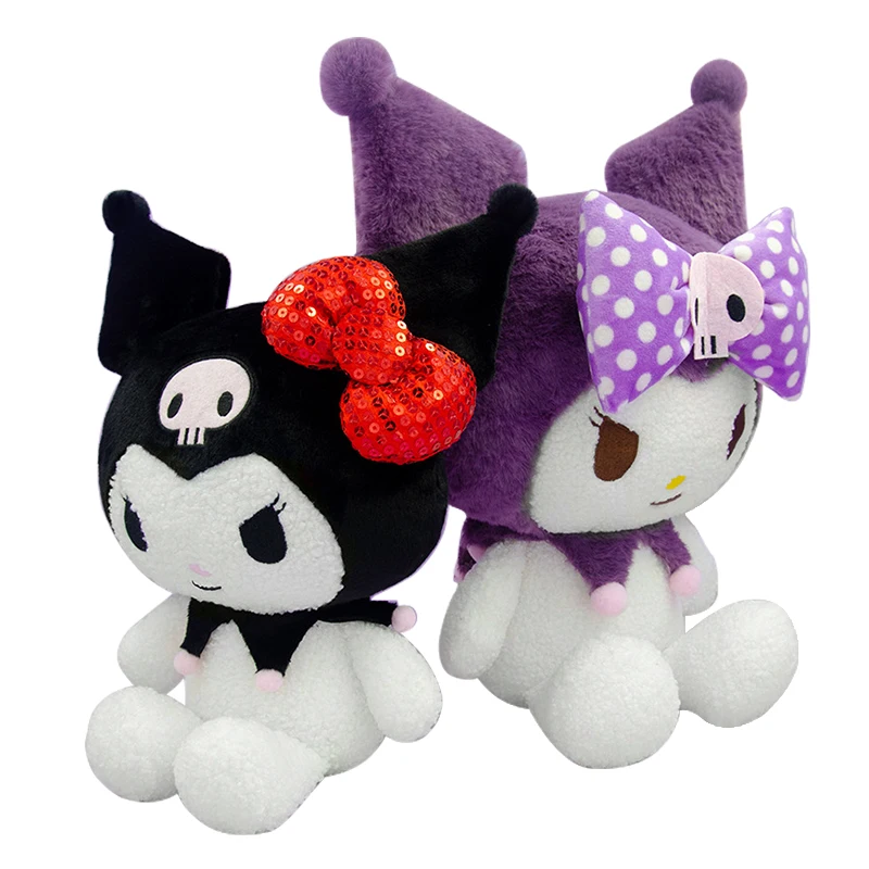 kuromi plush toy original high quality Cute kawaii Sanrio soft stuffed animals doll purple rose peluche kids Girl Birthday Gift
kuromi plush toy original high quality Cute kawaii Sanrio soft stuffed animals doll purple rose peluche kids Girl Birthday Gift