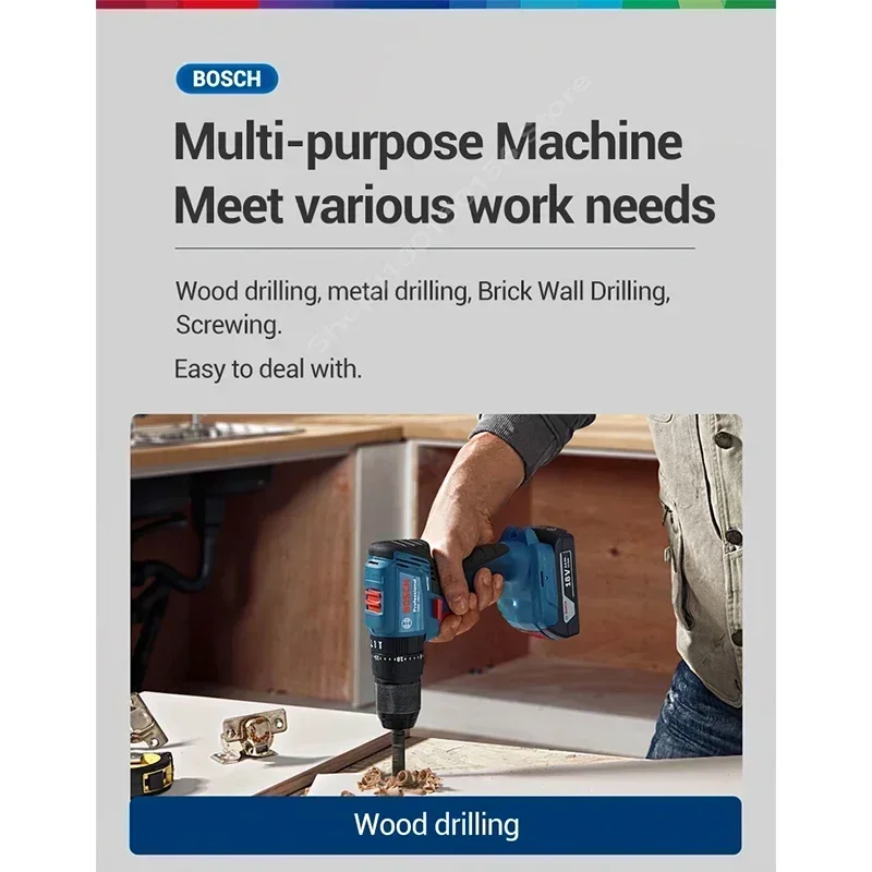 BOSCH GSB 185-LI Brushless Cordless Impact Drill 18V Electric Screwdriver Driver Multifunctional Power Tools GSB185-LI
BOSCH GSB 185-LI Brushless Cordless Impact Drill 18V Electric Screwdriver Driver Multifunctional Power Tools GSB185-LI
