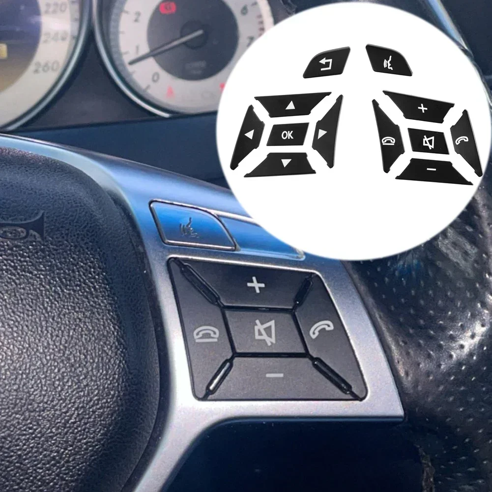 Black For Mercedes Benz W176 W246 W204 W212 C117 W117 X156 W218 X204 R172 W166 X166 Car Steering Wheel Button Patch Trim Cover
Black For Mercedes Benz W176 W246 W204 W212 C117 W117 X156 W218 X204 R172 W166 X166 Car Steering Wheel Button Patch Trim Cover