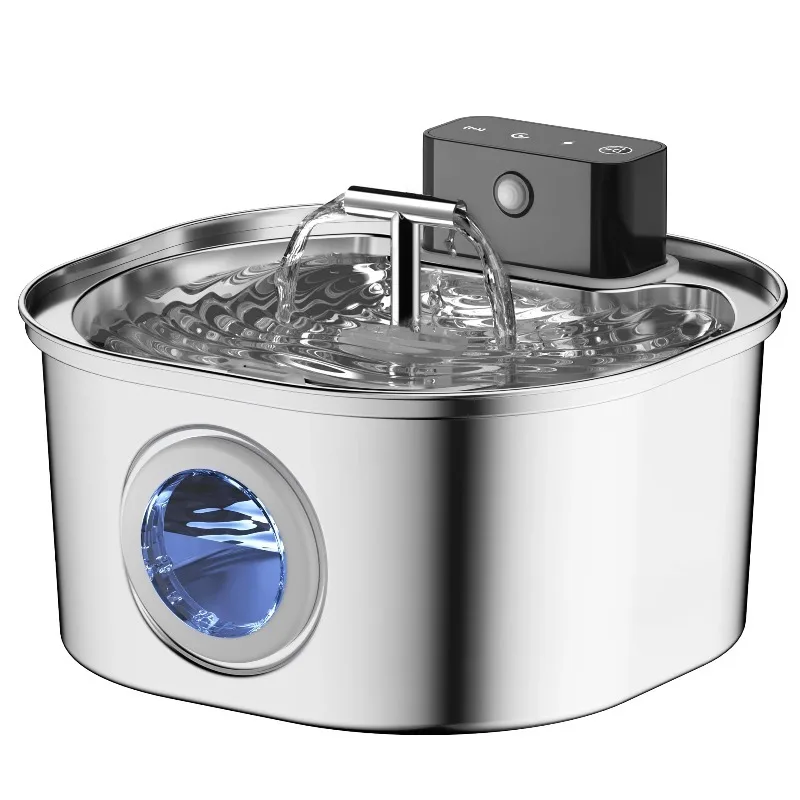 3.2L Stainless Steel Cat Water Fountain 4000mah Battery 3 Modes Wireless Automatic Pet Drinking Fountain
3.2L Stainless Steel Cat Water Fountain 4000mah Battery 3 Modes Wireless Automatic Pet Drinking Fountain