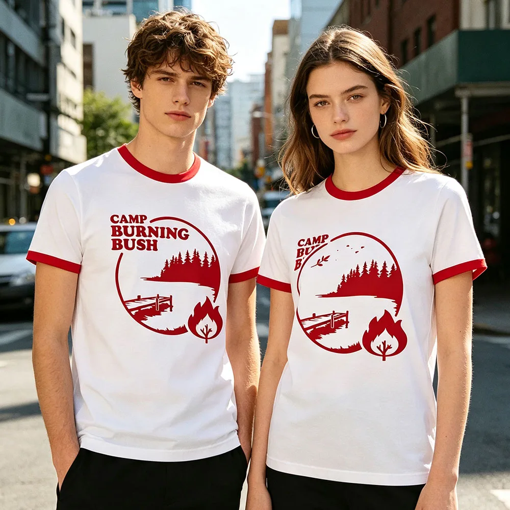 Camp Burning Bush T-Shirt Bad Counselors Red Ringer Tees Short Sleeve O-neck Fashion Unisex Tshirts Casual Fashion Graphic Merch
Camp Burning Bush T-Shirt Bad Counselors Red Ringer Tees Short Sleeve O-neck Fashion Unisex Tshirts Casual Fashion Graphic Merch