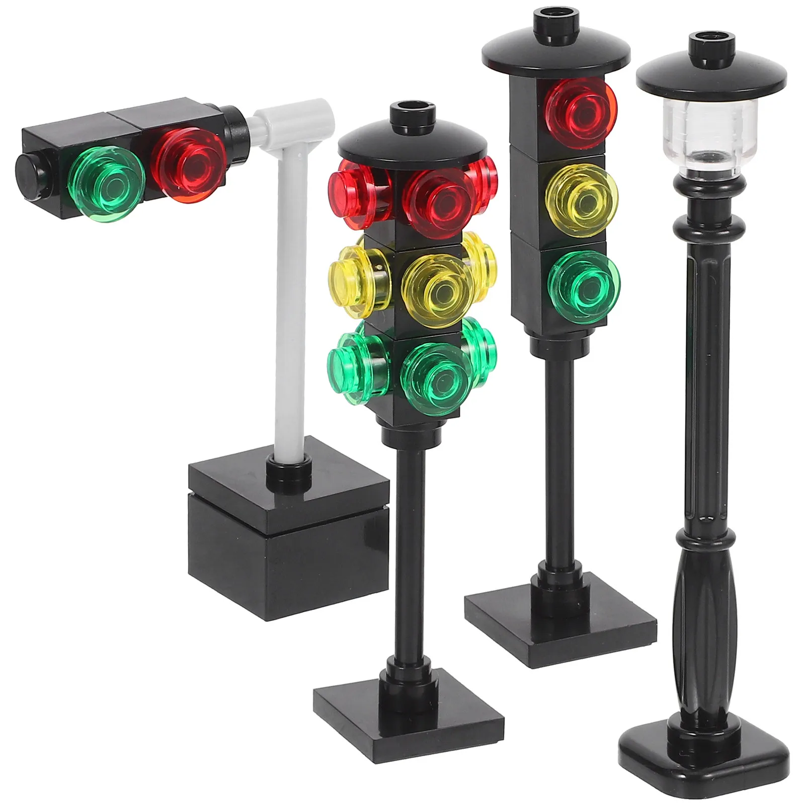 4Pcs Realistic Red Green Yellow Traffic Signal Light Set for Kids Early Learning Miniature City Building Sand Table Dollhouse
4Pcs Realistic Red Green Yellow Traffic Signal Light Set for Kids Early Learning Miniature City Building Sand Table Dollhouse