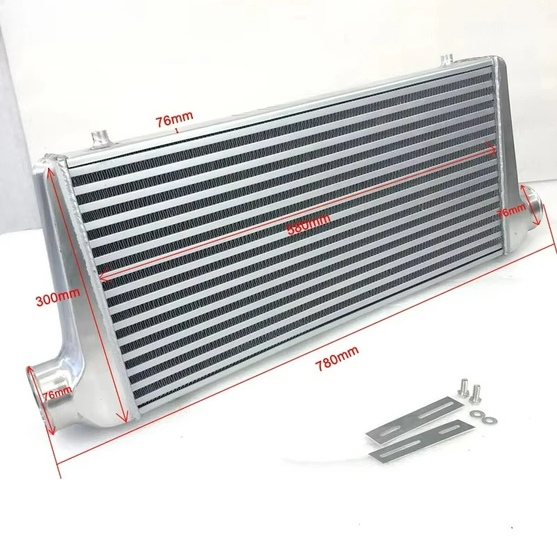 Universal Intercooler 600mm*300mm*76mm Inlet/outlet 3" Plate & Bar
Universal Intercooler 600mm*300mm*76mm Inlet/outlet 3" Plate & Bar