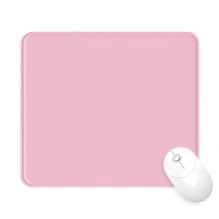 Mouse Pad with Stitched Edge, Multiple Patterns Computer Mouse Pads with Non-Slip Rubber Base, Washable Cloth Mousepad, for Gam