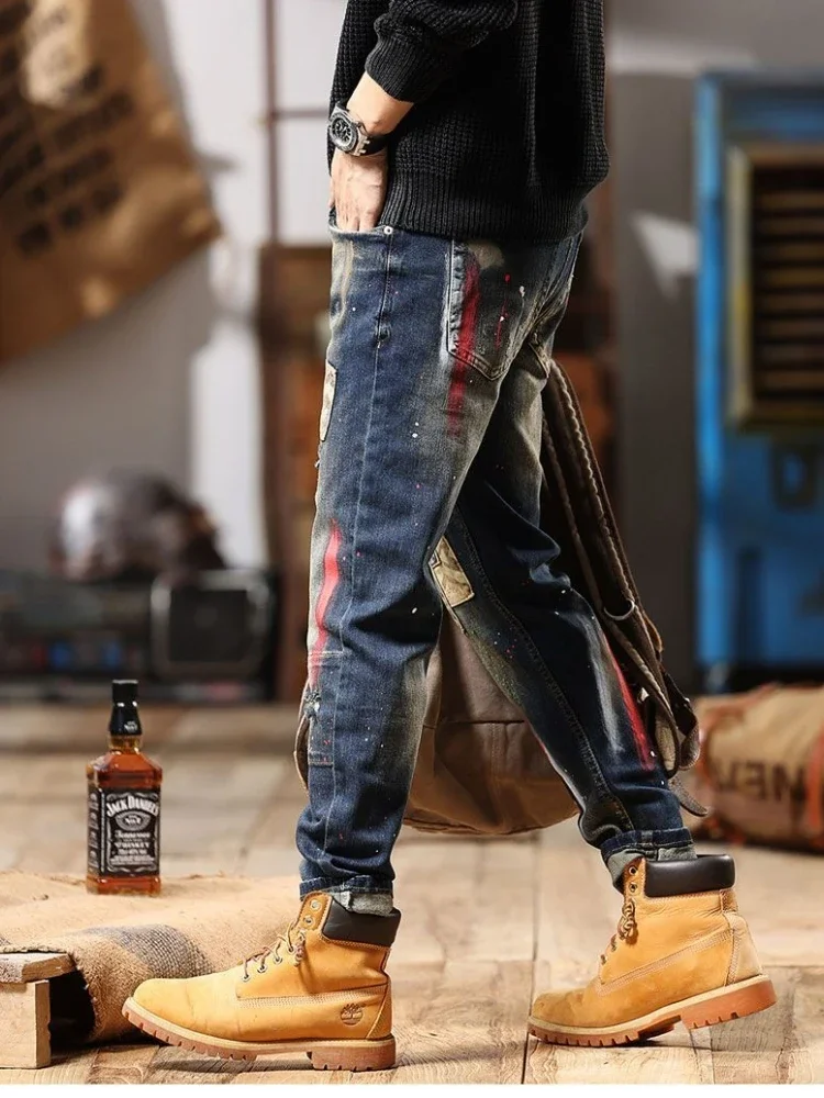 Tapered Jeans for Men Clothes Y2k 2000s Designer Trousers Cotton Xs 2025 Korean Autumn Kpop Clothing Soft Goth Man Cowboy Pants
Tapered Jeans for Men Clothes Y2k 2000s Designer Trousers Cotton Xs 2025 Korean Autumn Kpop Clothing Soft Goth Man Cowboy Pants