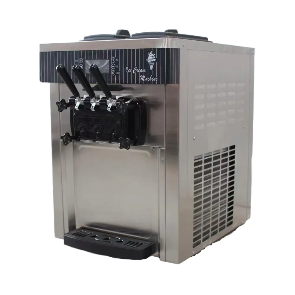 Commercial New Stainless Steel Soft Serve Ice Cream Machine Pre-Cooling Preservation for Dessert Shop Equipment
Commercial New Stainless Steel Soft Serve Ice Cream Machine Pre-Cooling Preservation for Dessert Shop Equipment