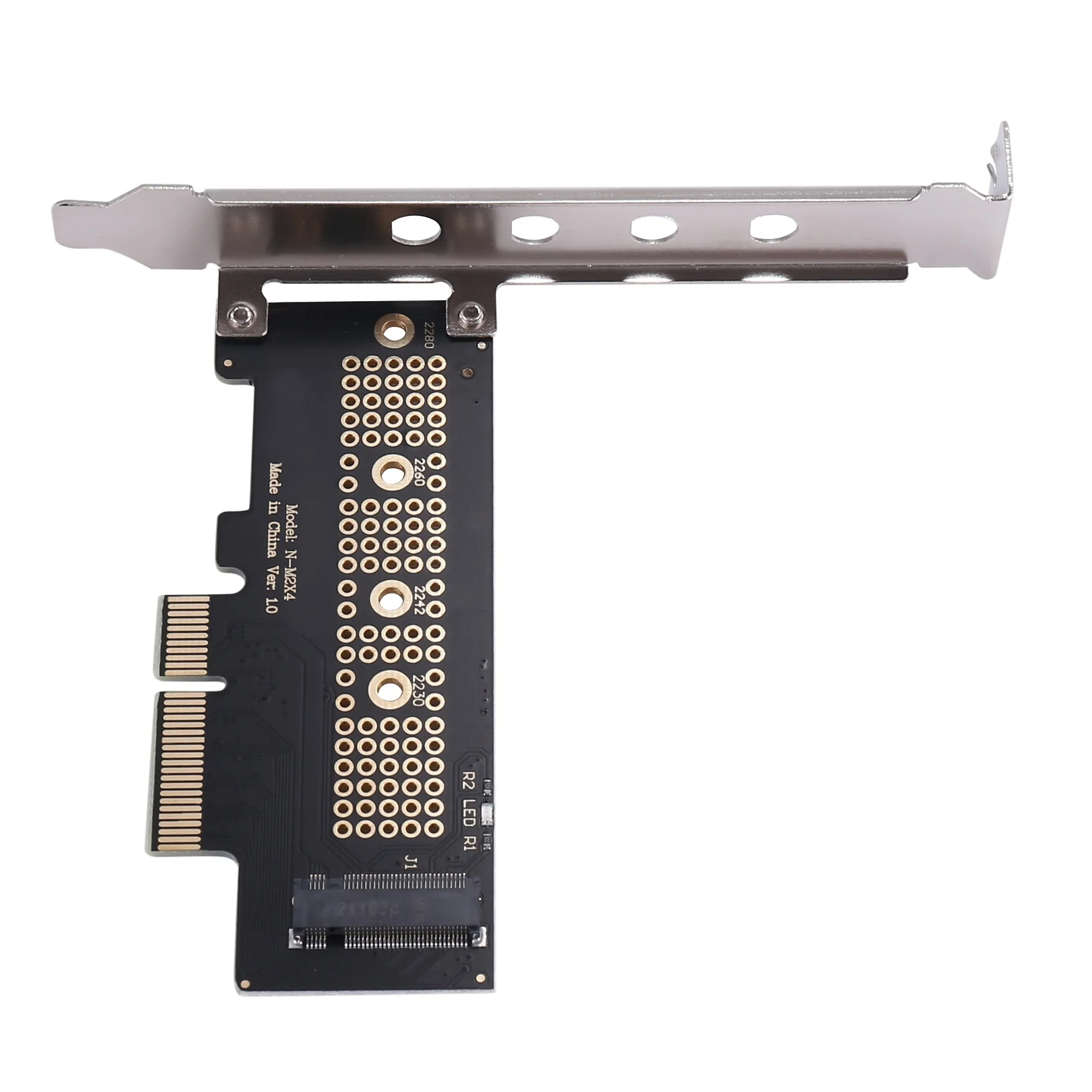 Адаптер M.2 NVME SSD NGFF на PCIE 3,0 X4 PCIE M2 переходник-карта поддержка 2230 2242 2260 2280 Размер NVMe M.2 SSD
Адаптер M.2 NVME SSD NGFF на PCIE 3,0 X4 PCIE M2 переходник-карта поддержка 2230 2242 2260 2280 Размер NVMe M.2 SSD