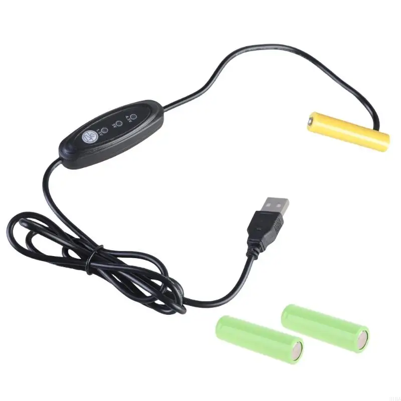 652F 118cm Battery Adapter USB Power Supply Cable Cord Replace 1pc to 3pcs 1.5V LR03 3A Batteries for Fan Toy Tools
652F 118cm Battery Adapter USB Power Supply Cable Cord Replace 1pc to 3pcs 1.5V LR03 3A Batteries for Fan Toy Tools