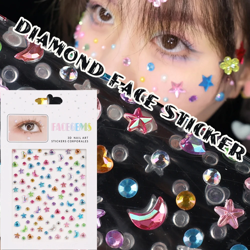 1pc Self-Adhesive Colored Diamond Sticker DIY Crystal Eye Face Music Festival Party Decoration Sticker Body Painting Decoration
1pc Self-Adhesive Colored Diamond Sticker DIY Crystal Eye Face Music Festival Party Decoration Sticker Body Painting Decoration