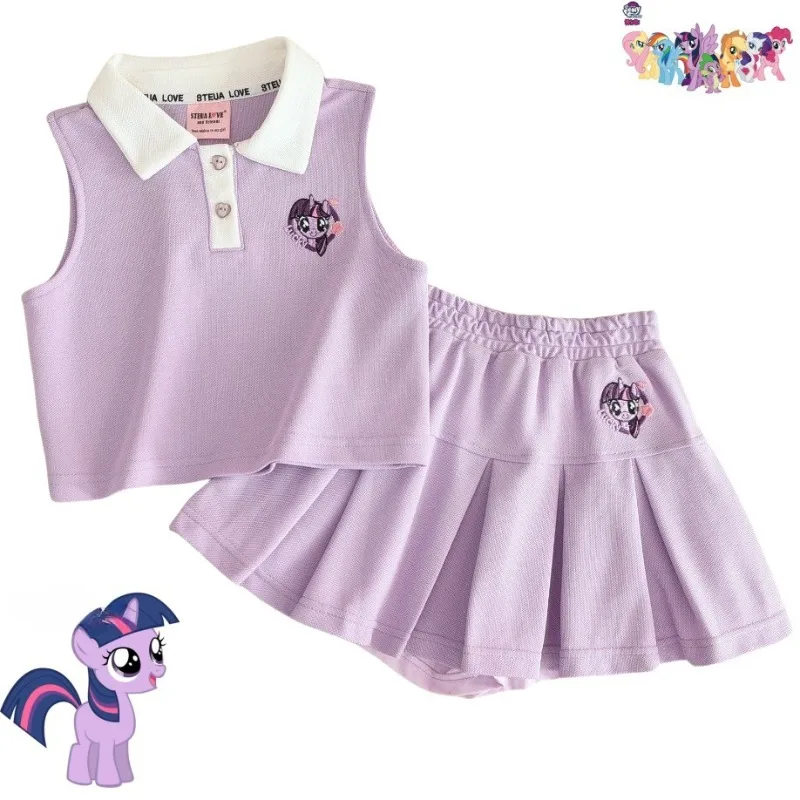 My Little Pony Purple Joy Girls' Skirt Set 2025 Summer New Sleeveless Collar Pleated Skirt Children's Foreign Style Duo Set
My Little Pony Purple Joy Girls' Skirt Set 2025 Summer New Sleeveless Collar Pleated Skirt Children's Foreign Style Duo Set