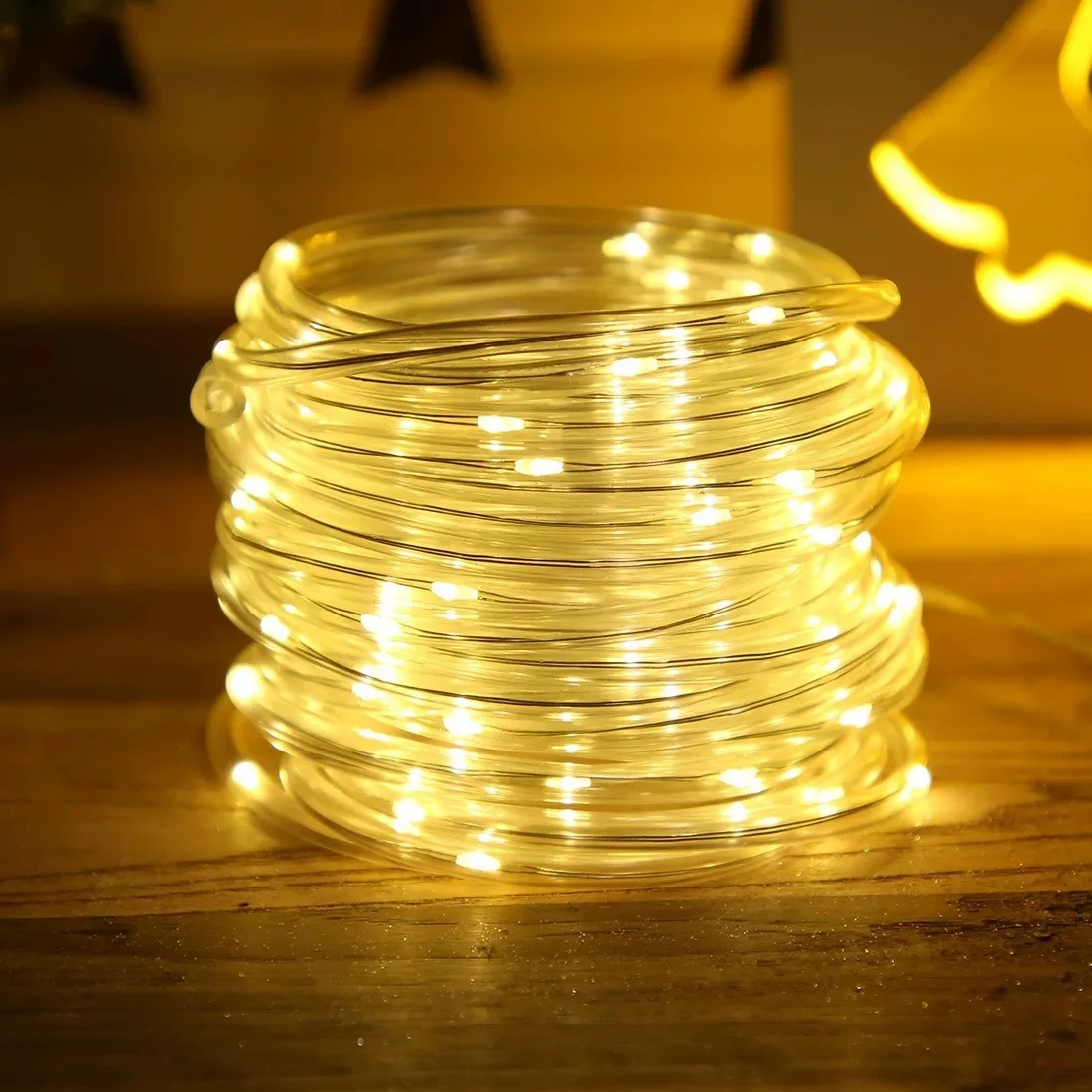 Solar LED String Light 50/100/200 LED Tube Rope String Lights with 8 Modes Outdoor Wedding for Home Garden Walkway Dceor
Solar LED String Light 50/100/200 LED Tube Rope String Lights with 8 Modes Outdoor Wedding for Home Garden Walkway Dceor