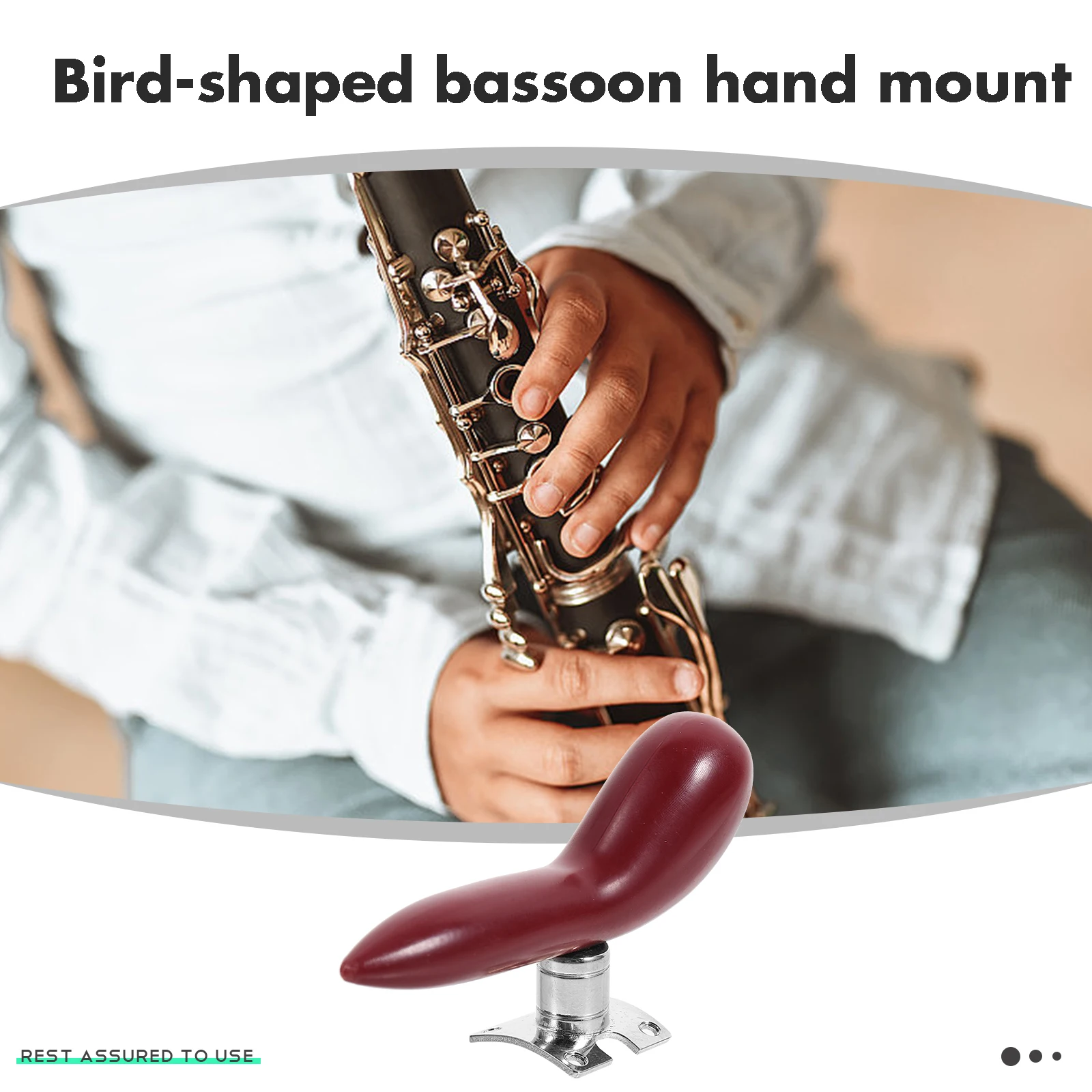 Bassoon Finger Rest Red Thumb Support Detachable Plated Base Bird Shaped H Mount Wrist Pad Accessories Musical Instruments
Bassoon Finger Rest Red Thumb Support Detachable Plated Base Bird Shaped H Mount Wrist Pad Accessories Musical Instruments