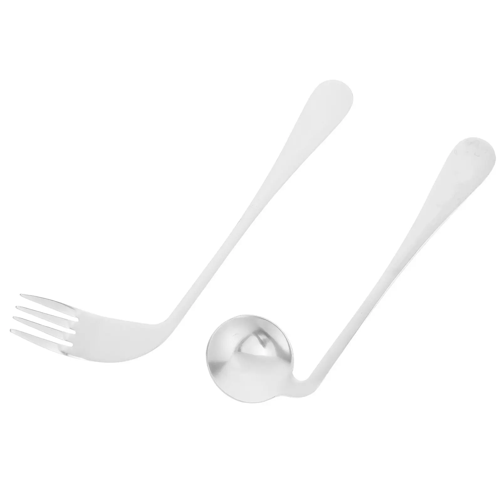 1Set Angled Eating Fork Spoon Stainless Steel Lightweight Ergonomic Assist Tableware for Arthritis Disabled Elderly
1Set Angled Eating Fork Spoon Stainless Steel Lightweight Ergonomic Assist Tableware for Arthritis Disabled Elderly