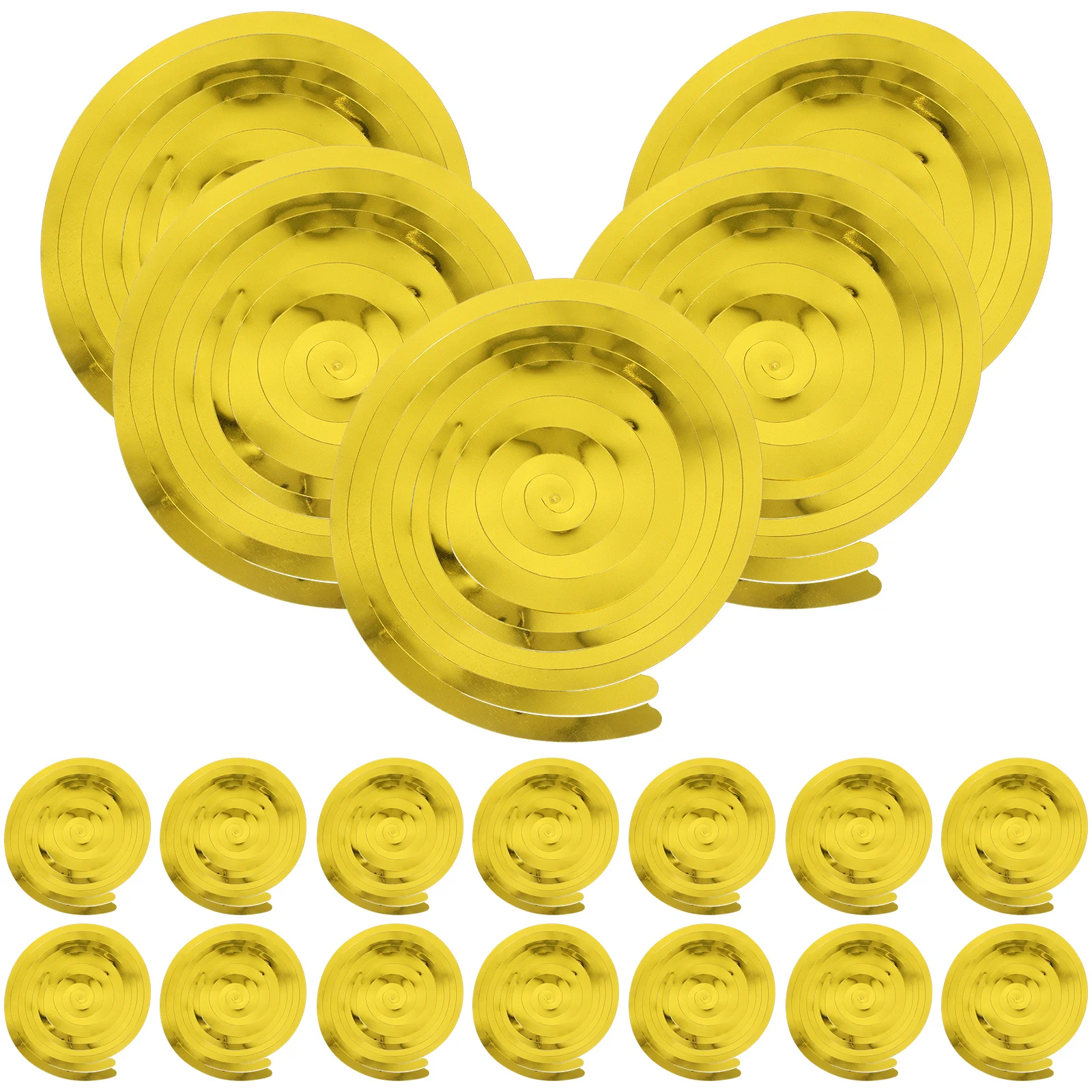 30pcs Spiral Charm Hanging Decorations Golden PVC Swirls for Ceiling Party Wedding Birthday Supplies Ribbon Confetti
30pcs Spiral Charm Hanging Decorations Golden PVC Swirls for Ceiling Party Wedding Birthday Supplies Ribbon Confetti