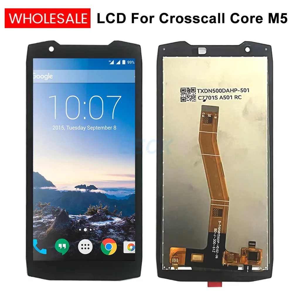 Оптовая продажа Core M5 ЖК-дисплей для Crosscall Core M5 Экран дисплея Core M5 в сборе для Crosscall Core M5 ЖК-дисплей черный Замена
Оптовая продажа Core M5 ЖК-дисплей для Crosscall Core M5 Экран дисплея Core M5 в сборе для Crosscall Core M5 ЖК-дисплей черный Замена