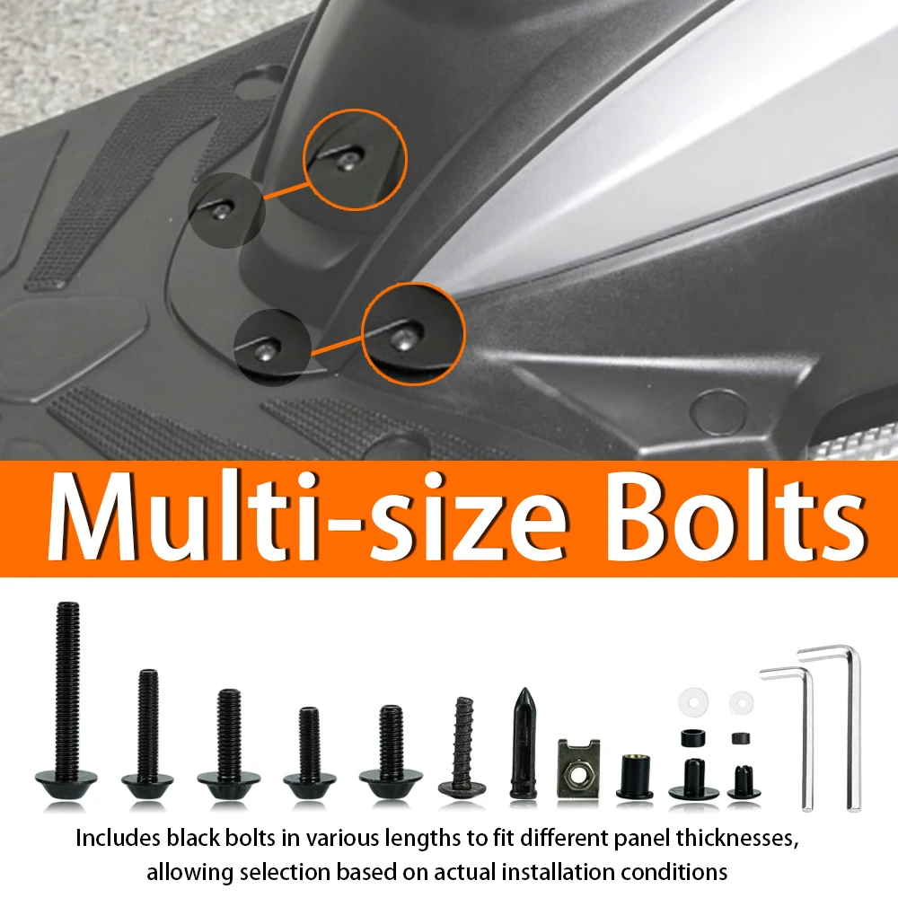 For Universal Motorcycle Full Fairing Bolt Kit Fasteners Screws Clips Assortment With Tools
For Universal Motorcycle Full Fairing Bolt Kit Fasteners Screws Clips Assortment With Tools