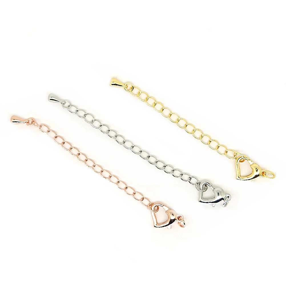 3 pcs Silver Necklace Extender Chain Lobster Clasp Buckles Copper Plating DIY Jewelry Making Bracelet Accessories
3 pcs Silver Necklace Extender Chain Lobster Clasp Buckles Copper Plating DIY Jewelry Making Bracelet Accessories