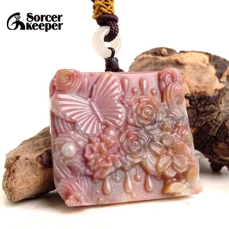 Natural Multicolored Agate Gems Stone Flower Pendant Necklace Carved Jasper Jewelry Charm Reiki Amulet Gifts for Women Men BH628
Natural Multicolored Agate Gems Stone Flower Pendant Necklace Carved Jasper Jewelry Charm Reiki Amulet Gifts for Women Men BH628