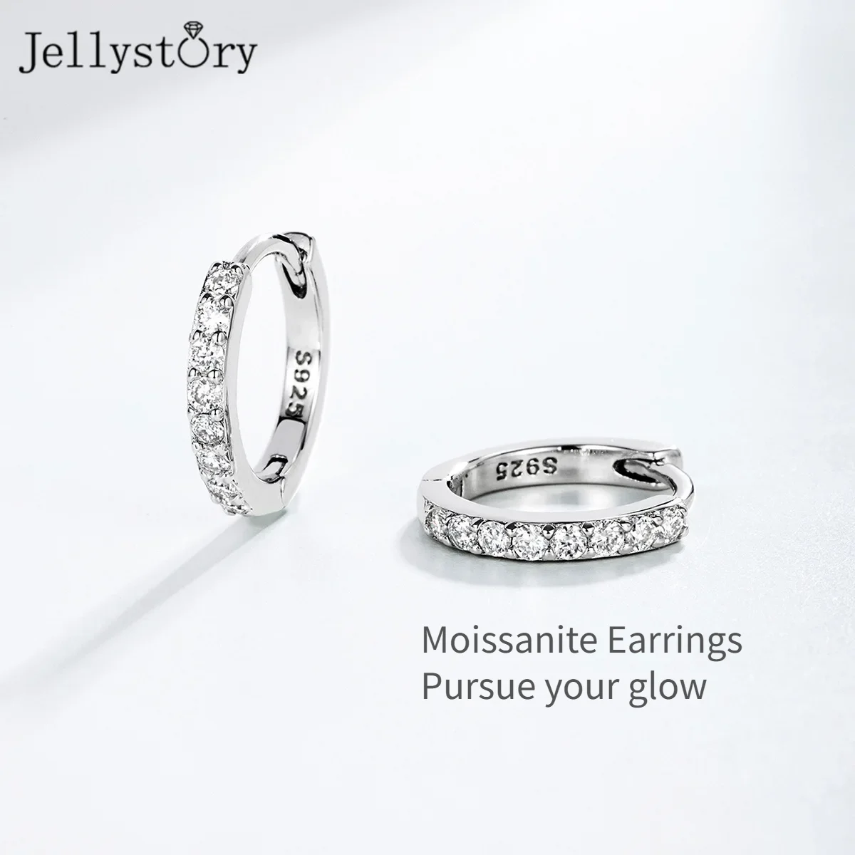 JellyStory Asymmetric Stud Earrings Single Side Love Promise Gift for Her S925 Silver Inlaid Moissanite Unique Design Jewelry
JellyStory Asymmetric Stud Earrings Single Side Love Promise Gift for Her S925 Silver Inlaid Moissanite Unique Design Jewelry