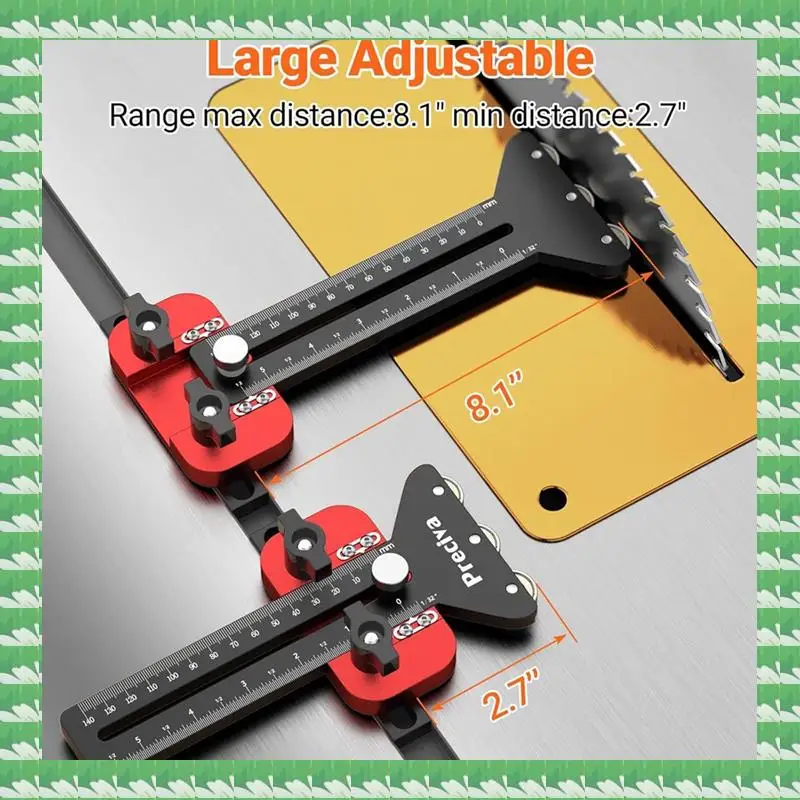 ONCE Thin Rip Table Saw Jig Formaking Repetitive Narrow Strip Cuts For3/8" X 3/4" U Slot And1/4" X 3/8" T Slot
ONCE Thin Rip Table Saw Jig Formaking Repetitive Narrow Strip Cuts For3/8" X 3/4" U Slot And1/4" X 3/8" T Slot