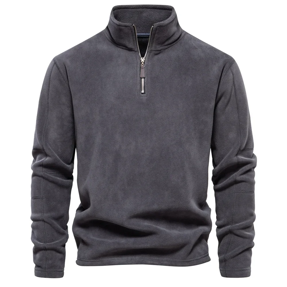 Autumn Quality Men Thicken Warm Fleece Jacket Zipper Neck Pullover Winter Male Sweatshirt Soft Shell Casual Fashion Jacket
Autumn Quality Men Thicken Warm Fleece Jacket Zipper Neck Pullover Winter Male Sweatshirt Soft Shell Casual Fashion Jacket