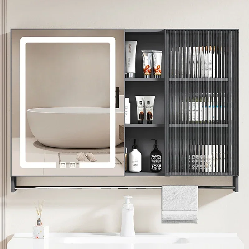 Nordic Aluminum Alloy Bathroom Cabinets Multifunctional Intelligent Bathroom Cabinet Touch Home Furniture Armadi Specchi HBMC
Nordic Aluminum Alloy Bathroom Cabinets Multifunctional Intelligent Bathroom Cabinet Touch Home Furniture Armadi Specchi HBMC