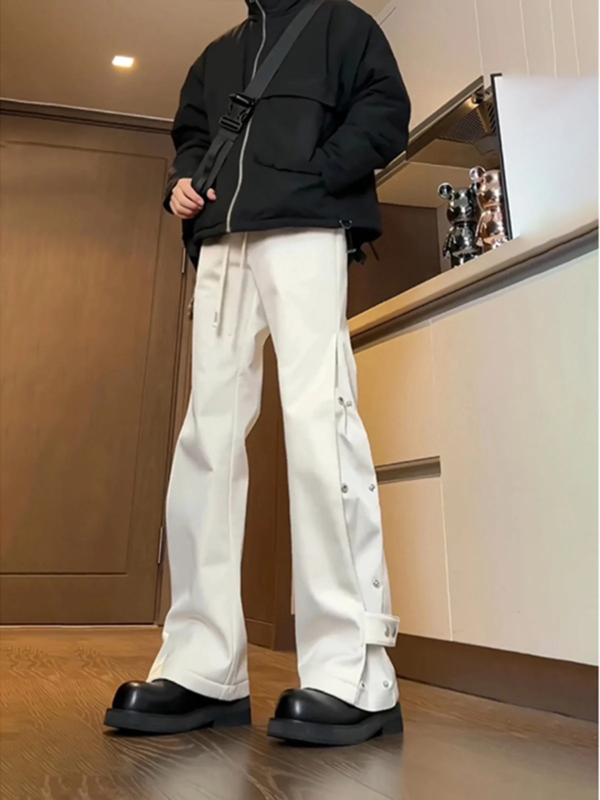 American Functional Soft ell Men's Summer Windproof Waterproof Loose Wide Leg Workwear Trousers Straight Cut Slimming
American Functional Soft ell Men's Summer Windproof Waterproof Loose Wide Leg Workwear Trousers Straight Cut Slimming