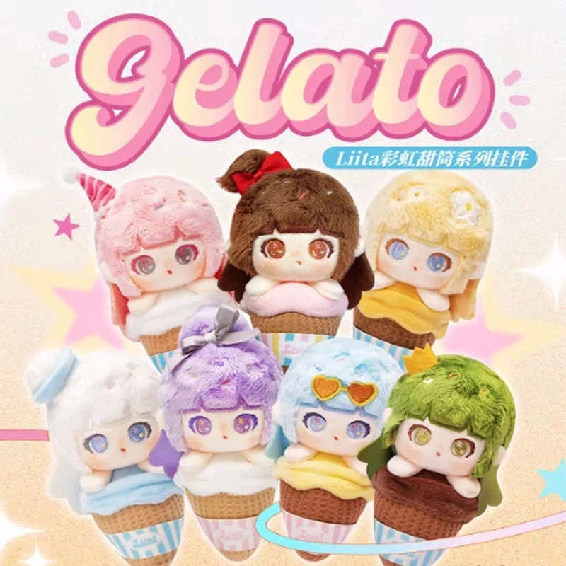 Liita Gelato Rainbow Cone Series Blind Box Pendant Doll Keychains In Stock Kawaii Trendy Ice Cream Dolls Collectible Toy Gift
Liita Gelato Rainbow Cone Series Blind Box Pendant Doll Keychains In Stock Kawaii Trendy Ice Cream Dolls Collectible Toy Gift