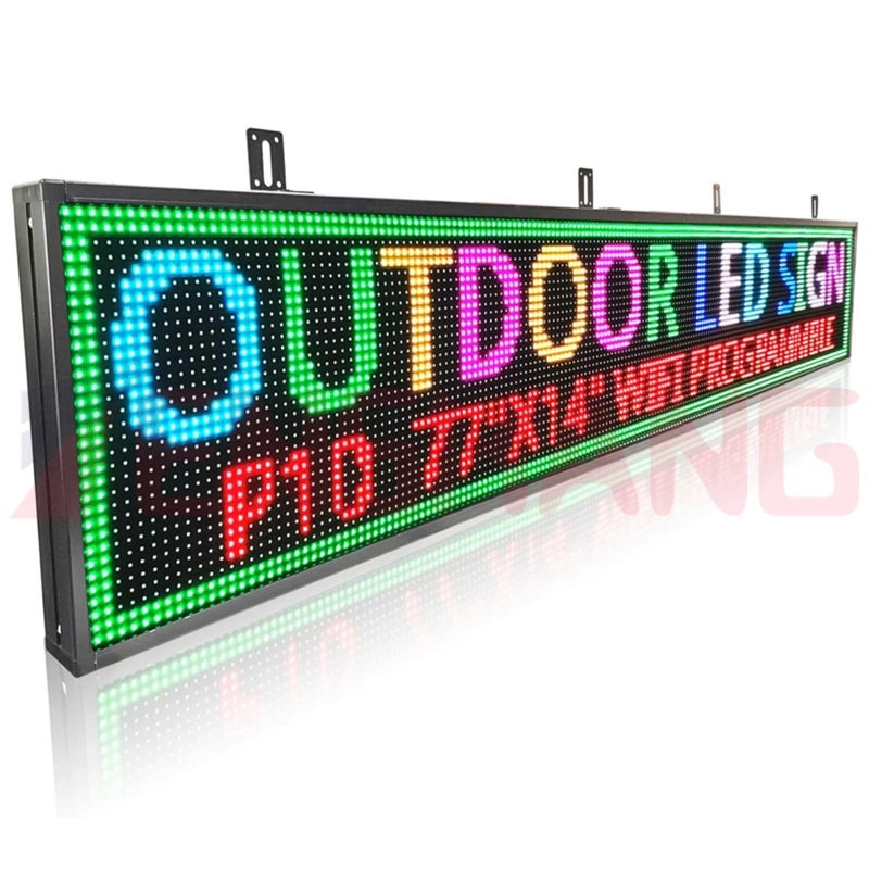 Usa Outdoor P10 Full Colours Advertising Rgb Billboard Led Text Display Board Mobile Phone Led Programmable Scrolling Sign
Usa Outdoor P10 Full Colours Advertising Rgb Billboard Led Text Display Board Mobile Phone Led Programmable Scrolling Sign