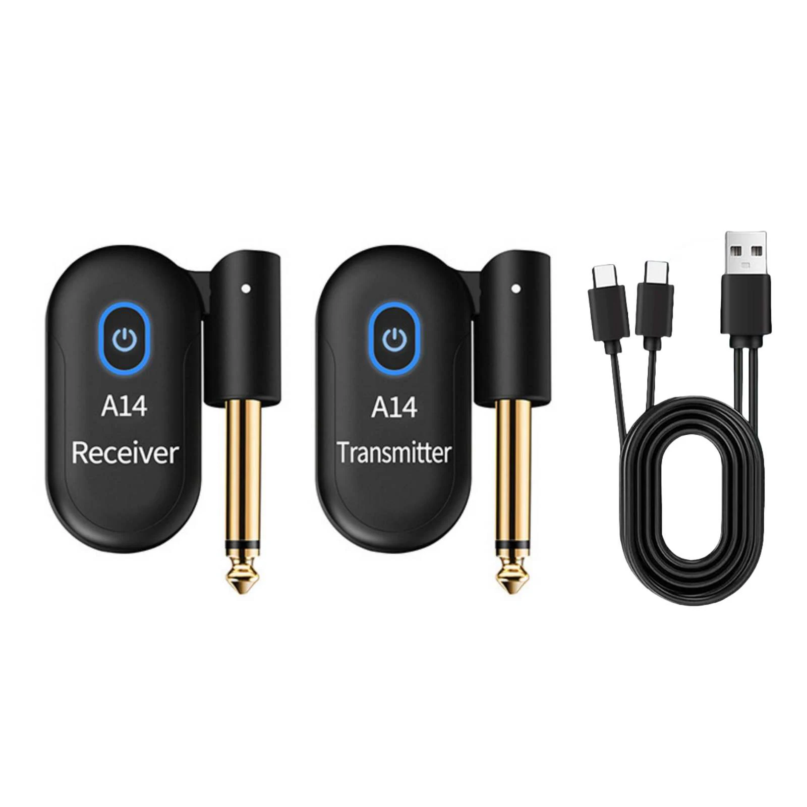 2.4GHz Wireless Audio System For Electric Guitar Bass Violin Receiver Transmitter
2.4GHz Wireless Audio System For Electric Guitar Bass Violin Receiver Transmitter