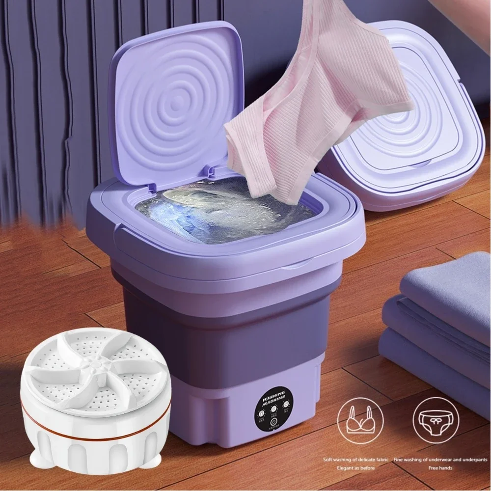 Foldable Single Washing Machines Intelligent 3-gear Mode Mini Washing Machine Low Noise Non-slip Large-capacity for Newborn Rags
Foldable Single Washing Machines Intelligent 3-gear Mode Mini Washing Machine Low Noise Non-slip Large-capacity for Newborn Rags