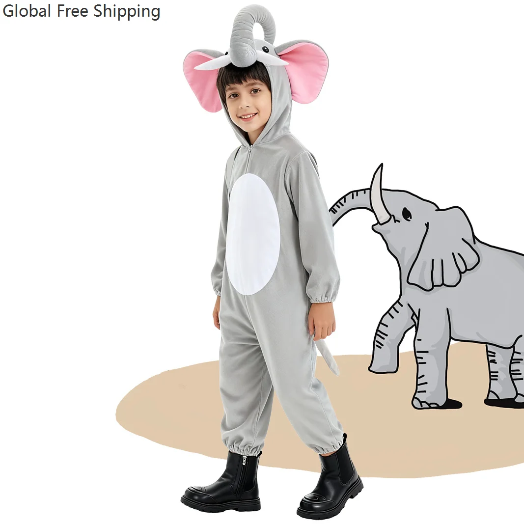 Children's Elephant Role-playing Costume Halloween Animal Onesie Cute Animal Mascot Costume Party Event Drama Performance 2026
Children's Elephant Role-playing Costume Halloween Animal Onesie Cute Animal Mascot Costume Party Event Drama Performance 2026