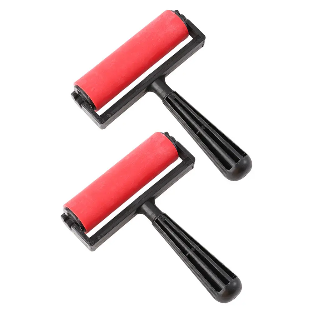 2Pcs Plastic Printmaking Rollers Diamond Drawing Roller Ergonomic Handle for Ink Glue Spreading Stamping Scrapbooking Painting
2Pcs Plastic Printmaking Rollers Diamond Drawing Roller Ergonomic Handle for Ink Glue Spreading Stamping Scrapbooking Painting